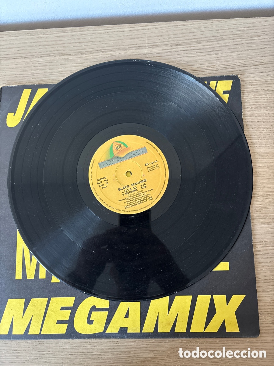Discos de vinilo: Lp Vinilo, Jazz Machine Remix, Black Machine Megamix (A17) - Foto 3