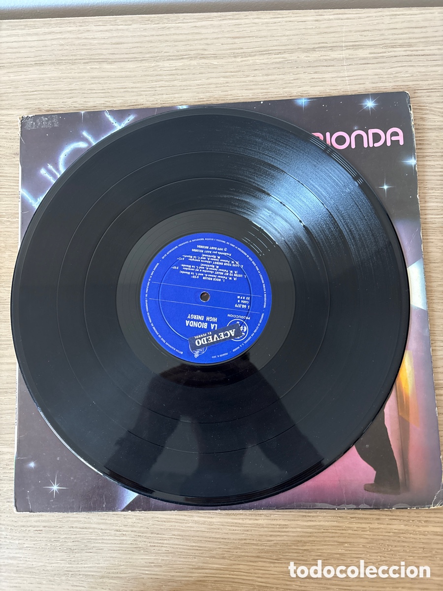 Discos de vinilo: Lp Vinilo, La Bionda, High Energy (A17) - Foto 3