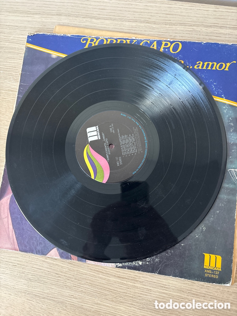 Discos de vinilo: Lp Vinilo, Bobby Capo, Simplemente amor (A17) - Foto 4