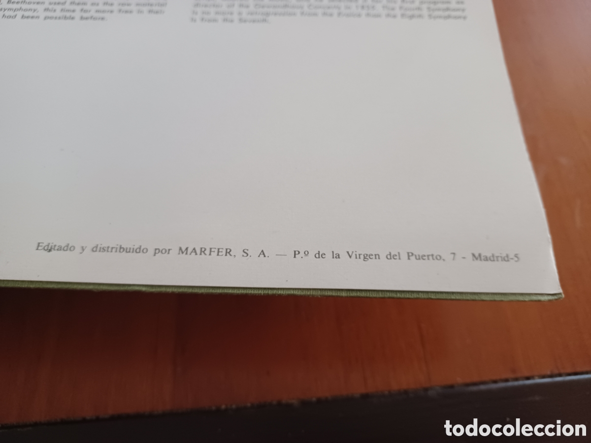 Discos de vinilo: Lp beethoven sinfon&iacute;a 3 y 4 - Foto 4