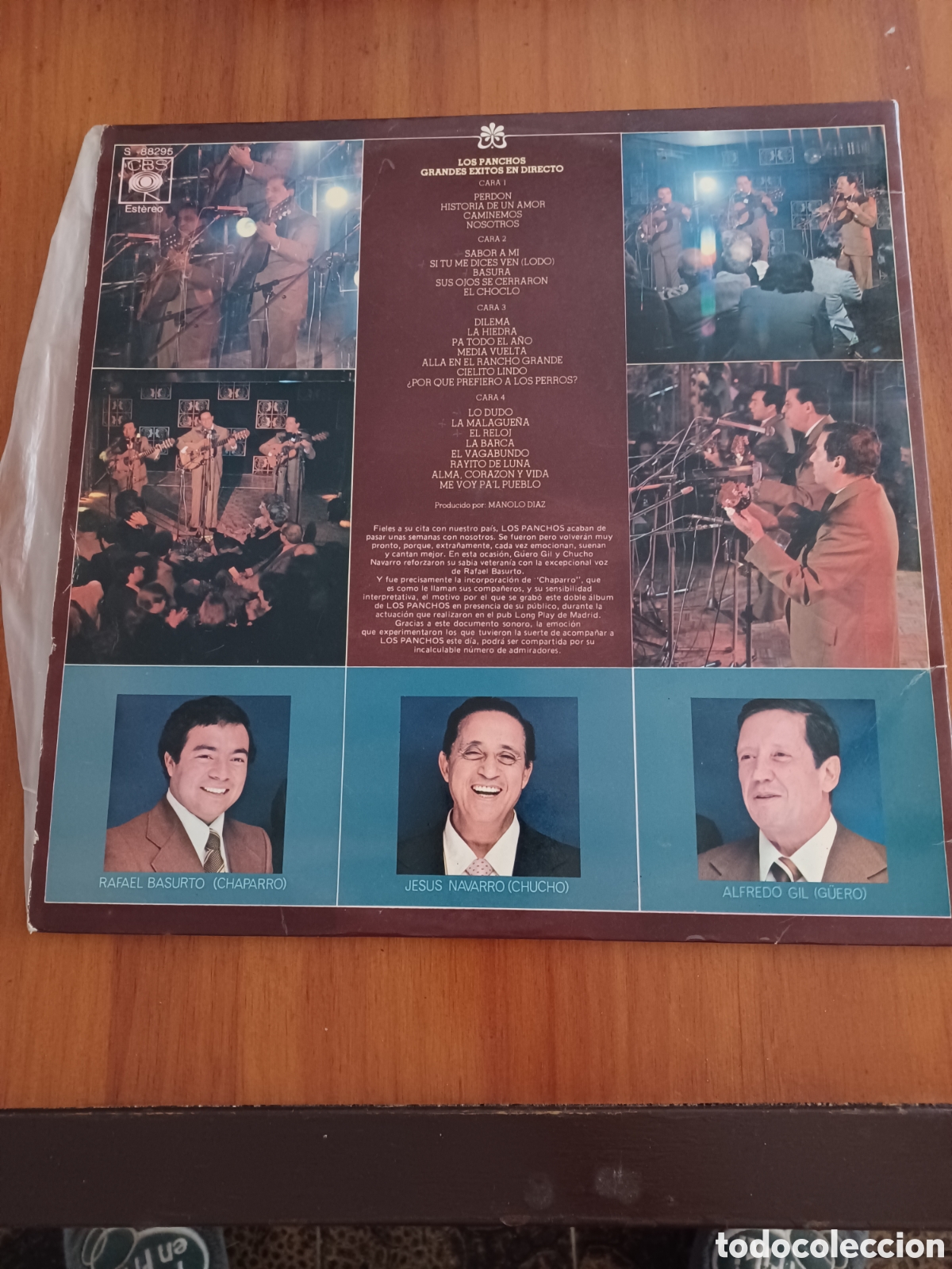 Discos de vinilo: Lp los panchos grandes exitos en directo - Foto 2