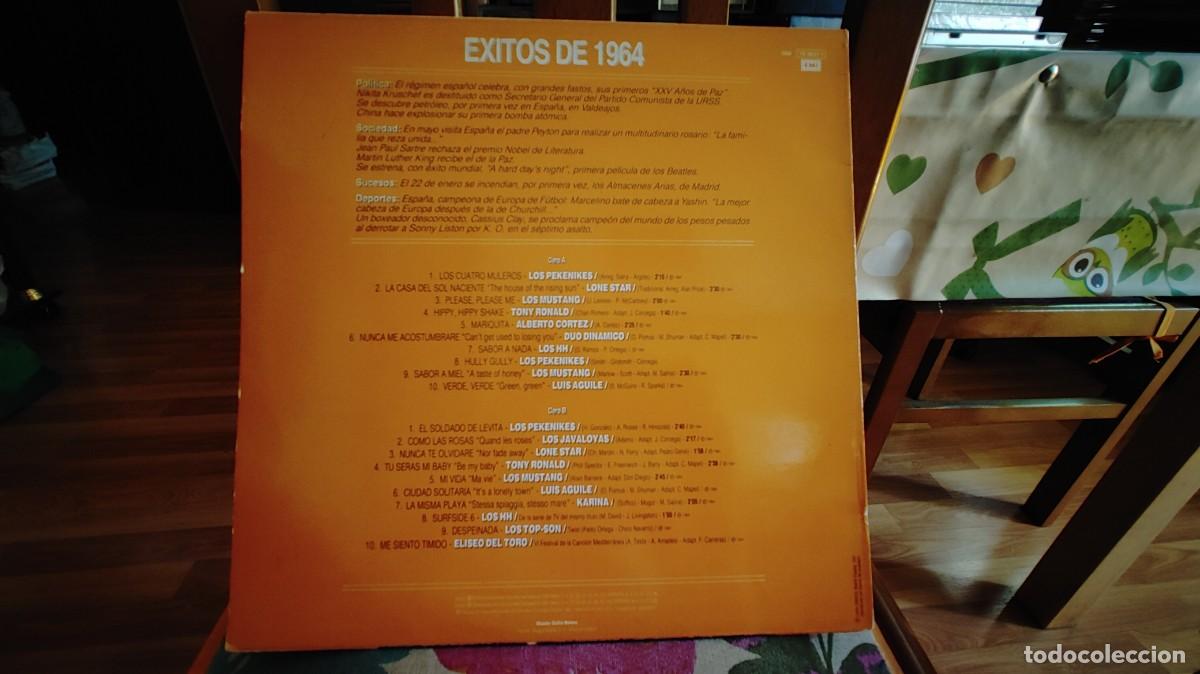 Discos de vinilo: EXITOS DE 1964-LP ARTISTAS ORIGINALES - Foto 2