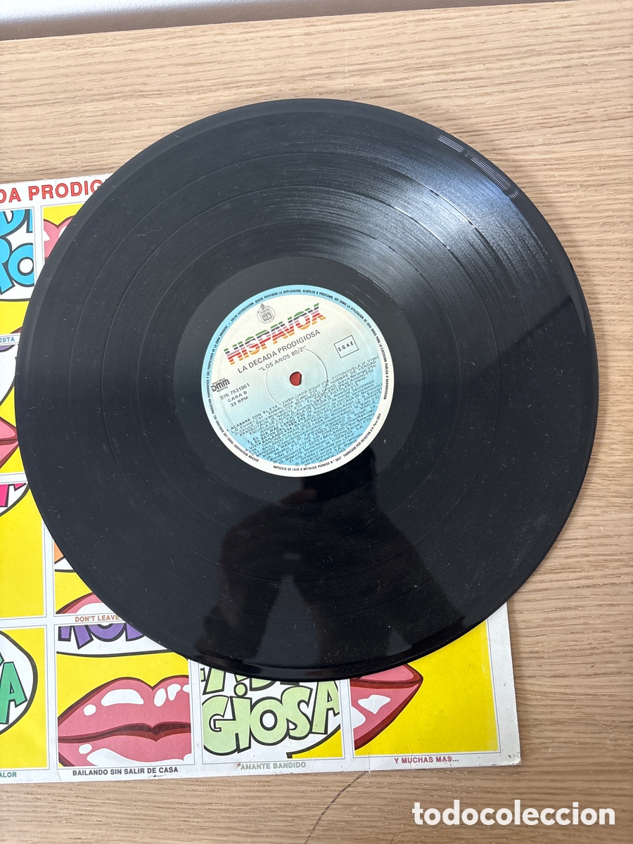 Discos de vinilo: Lp Vinilo, La d&eacute;cada prodigiosa, Los a&ntilde;os 80 (A17) - Foto 2