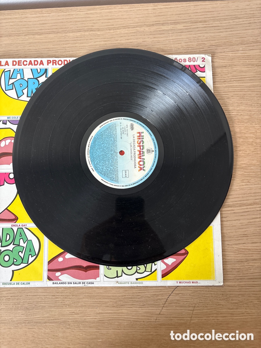 Discos de vinilo: Lp Vinilo, La d&eacute;cada prodigiosa, Los a&ntilde;os 80 (A17) - Foto 3