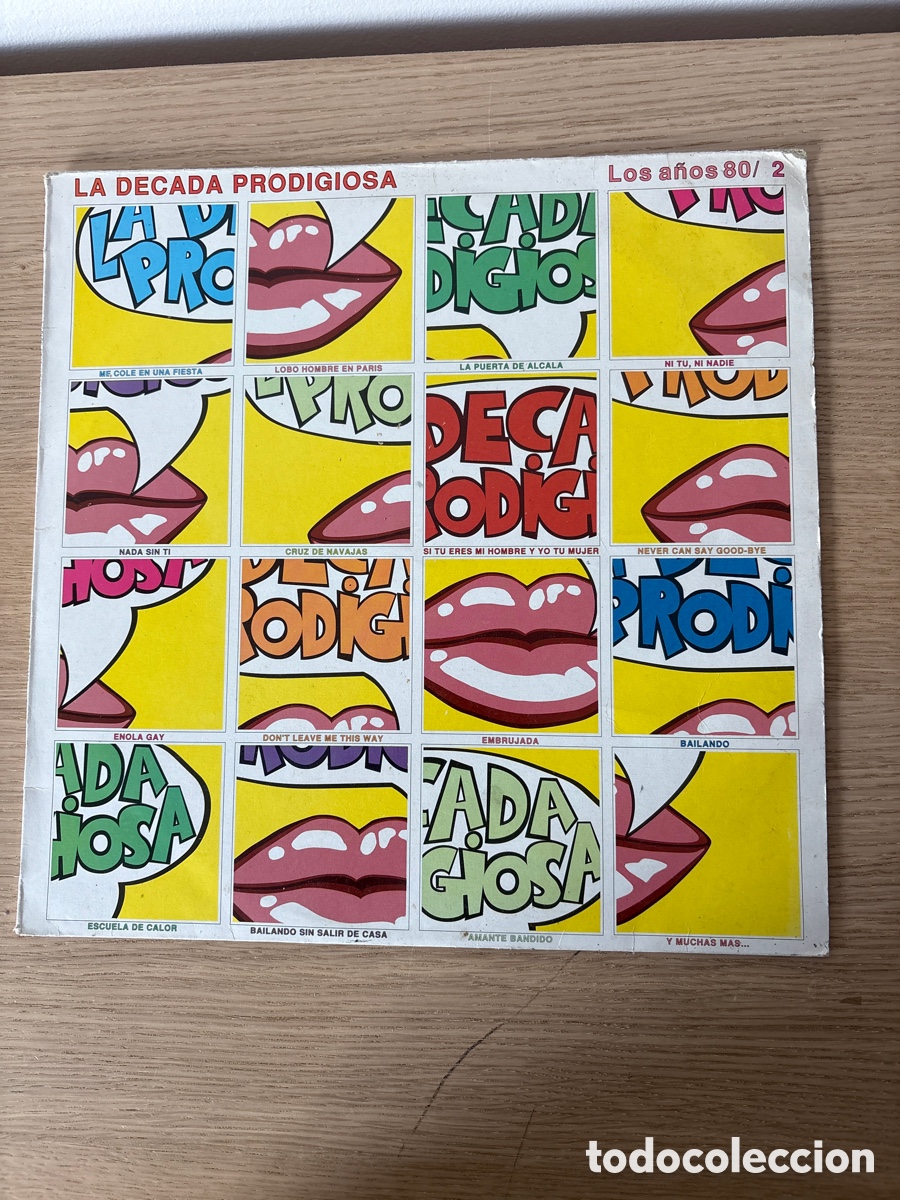 Discos de vinilo: Lp Vinilo, La d&eacute;cada prodigiosa, Los a&ntilde;os 80 (A17) - Foto 1