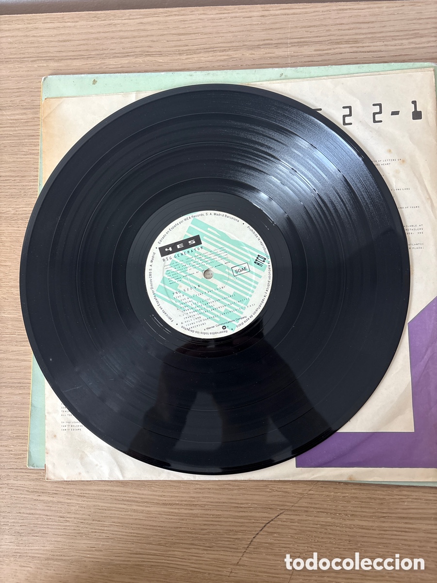 Discos de vinilo: Lp Vinilo, Big Generator (A17) - Foto 2