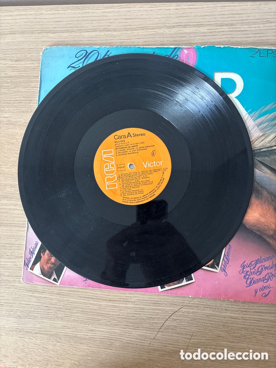 Discos de vinilo: Lp Vinilo, 20 poemas de Amor (A17) - Foto 2