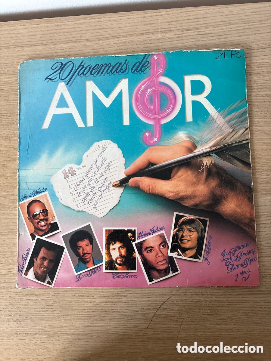 Discos de vinilo: Lp Vinilo, 20 poemas de Amor (A17) - Foto 1