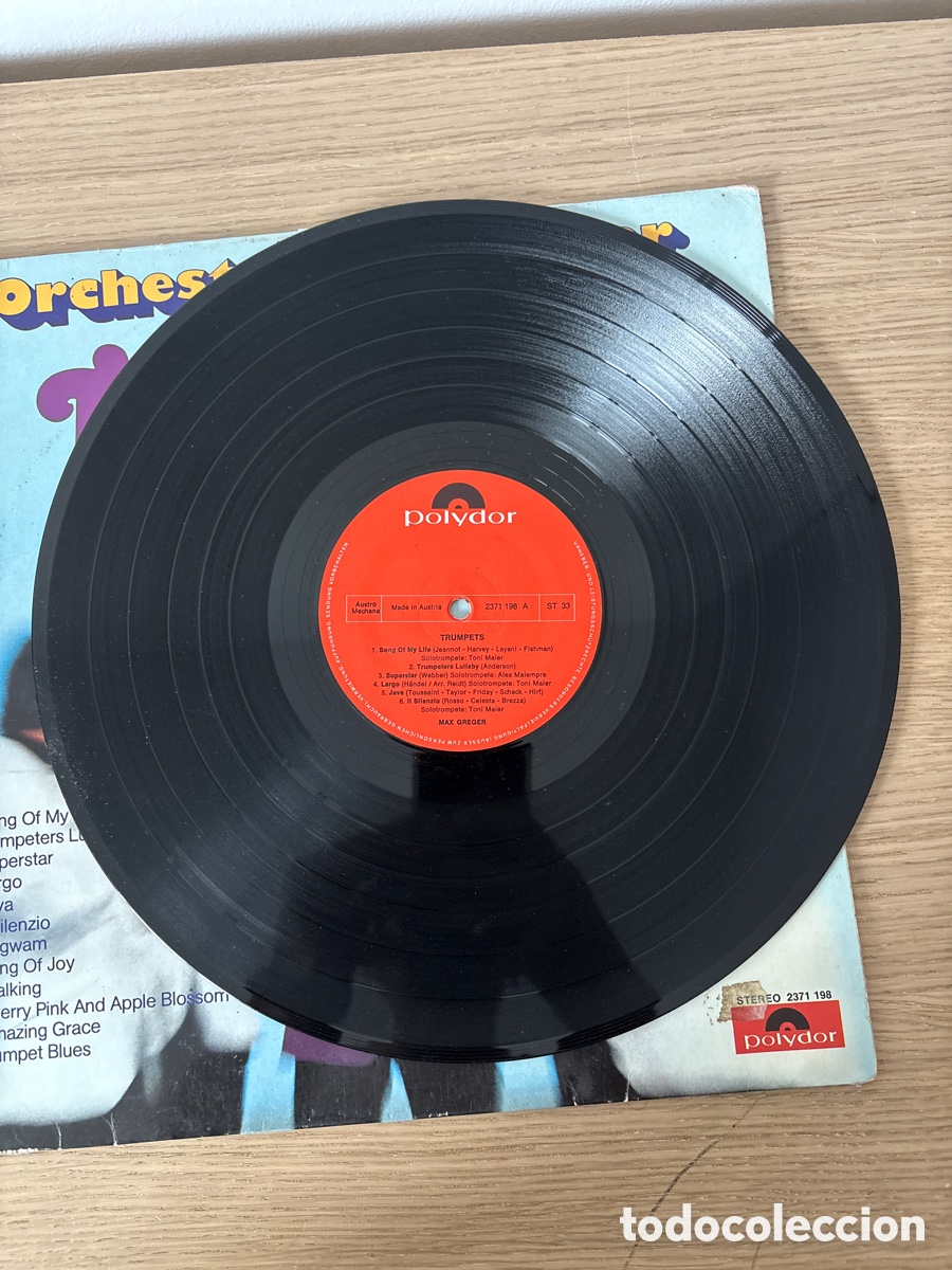 Discos de vinilo: Lp Vinilo, Trumpets, Max Greger (A17) - Foto 3