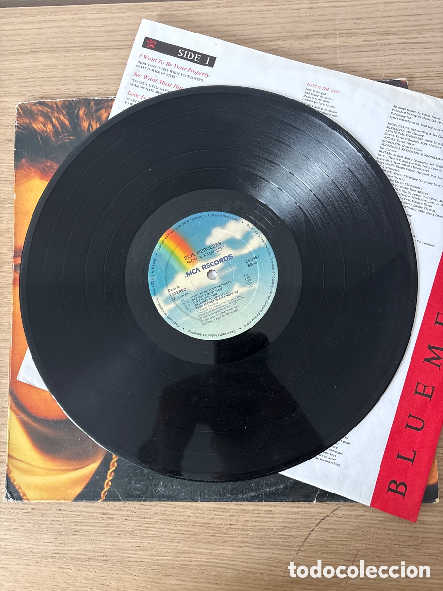 Discos de vinilo: Lp Vinilo, Blue Mercedes (A17) - Foto 3