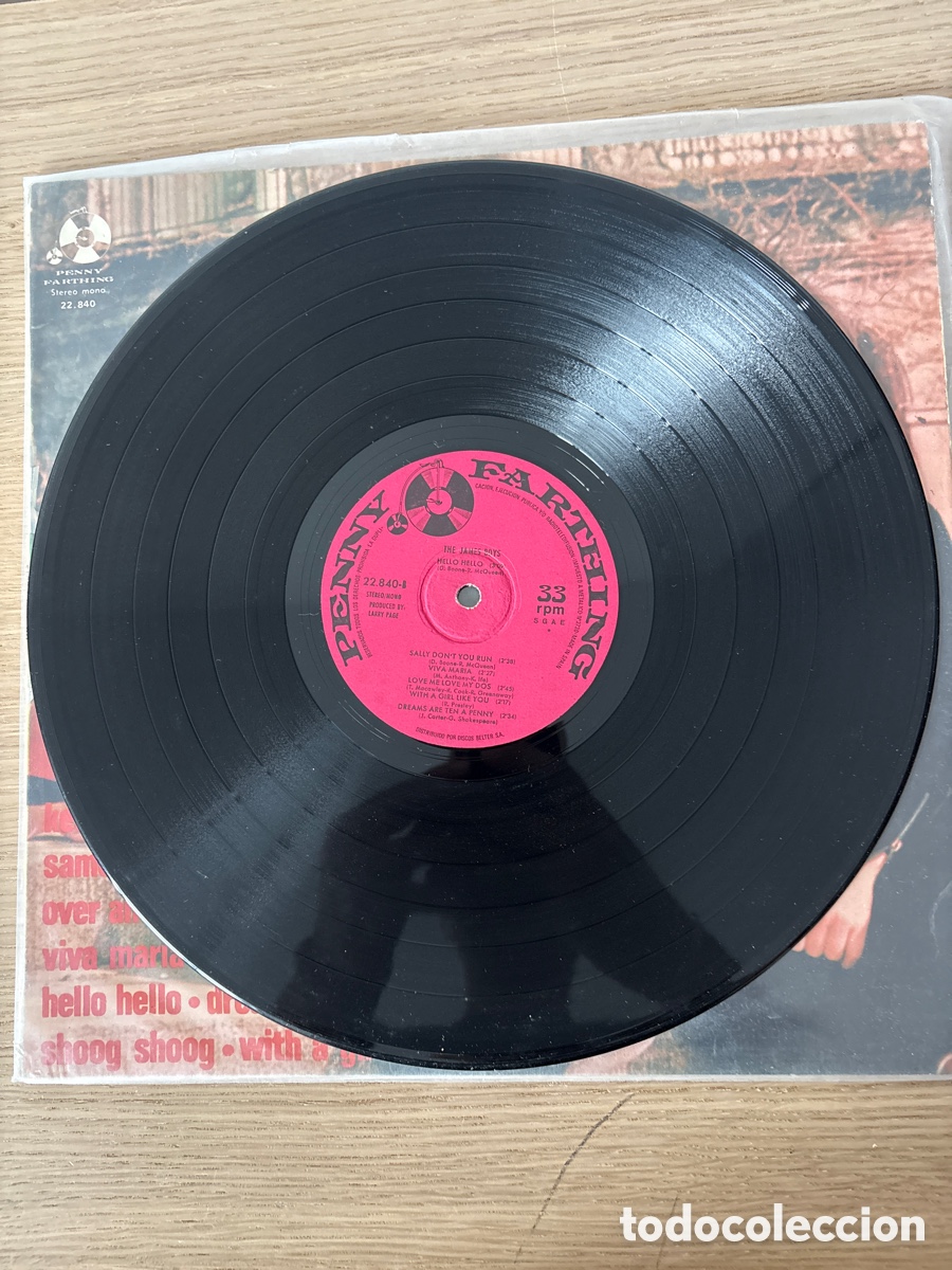 Discos de vinilo: Lp Vinilo, The James Boys (A17) - Foto 2