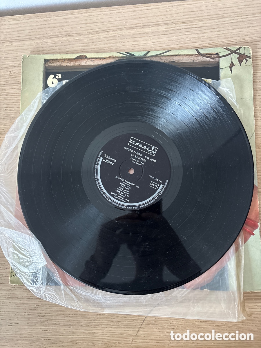 Discos de vinilo: Lp Vinilo, Fausto Papetti, Sax Alto (A17) - Foto 3