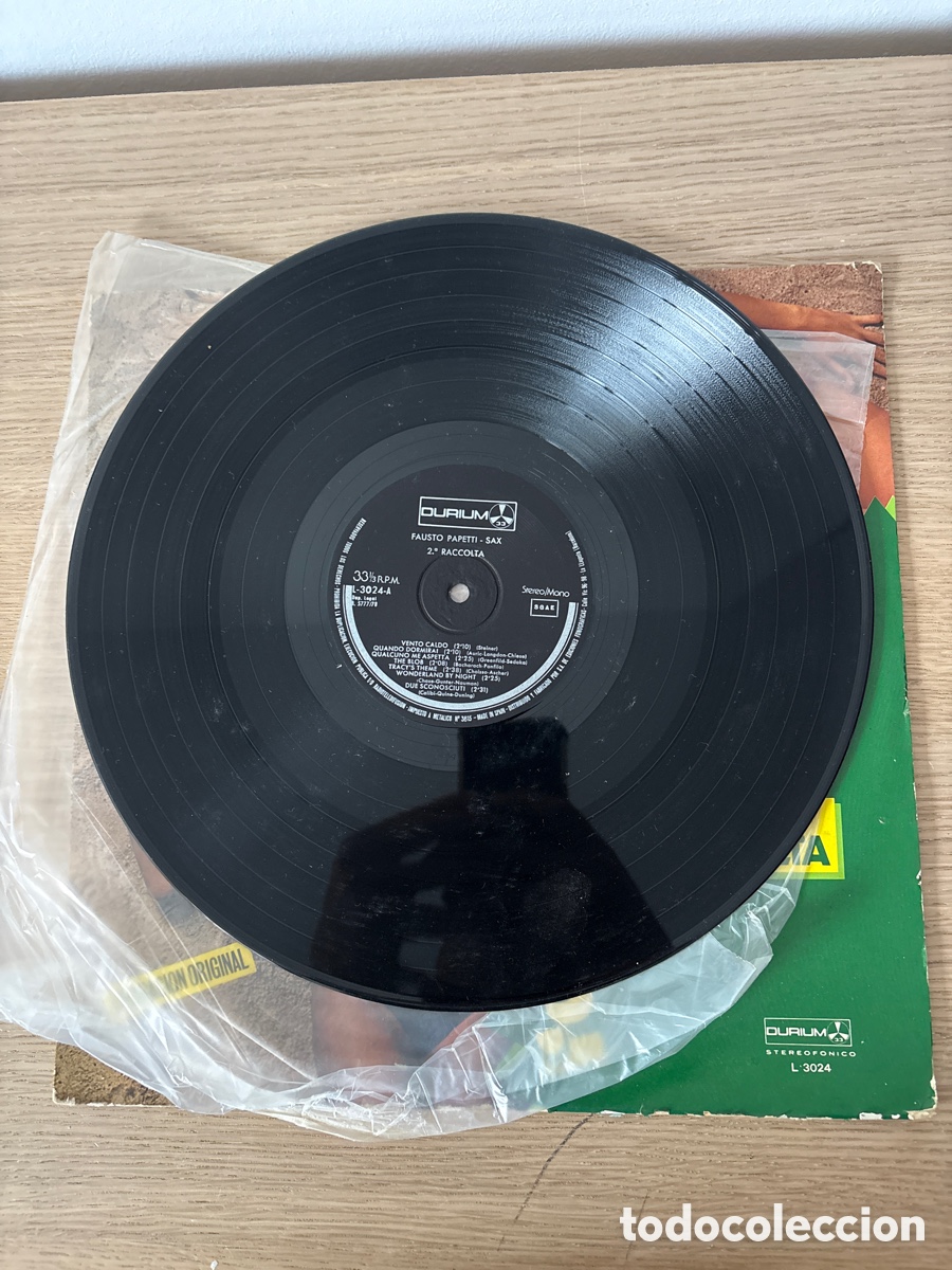 Discos de vinilo: Lp Vinilo, Fausto Papetti, Sax (A17) - Foto 2