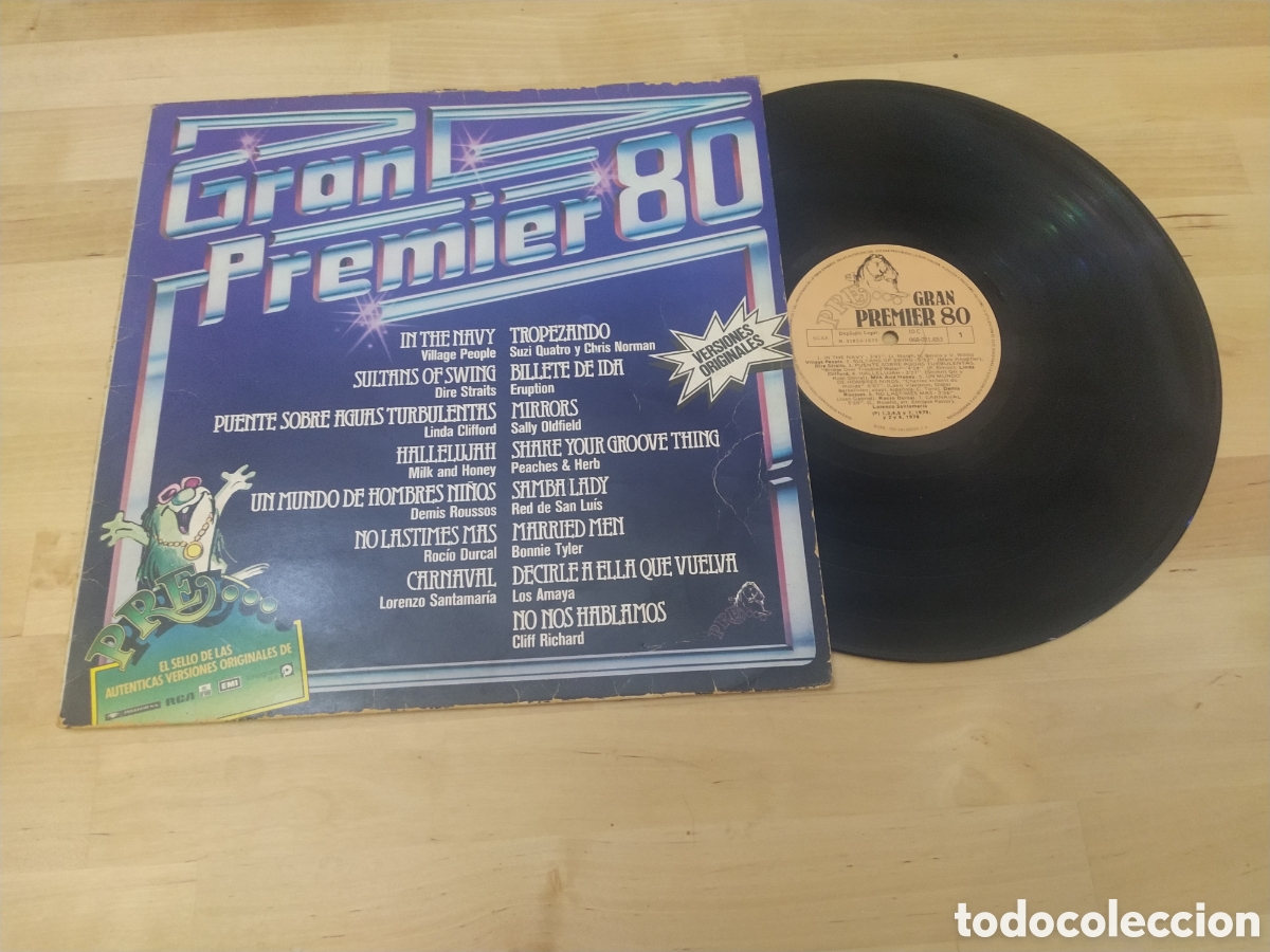 Discos de vinilo: DISCO DE VINILO LP - GRAN PREMIER 80 - Foto 1