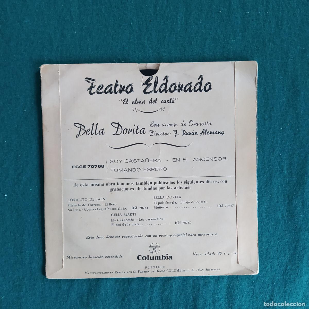 Discos de vinilo: Bella Dorita &ndash; Teatro Eldorado (El Alma Del Cupl&eacute;) - Foto 2
