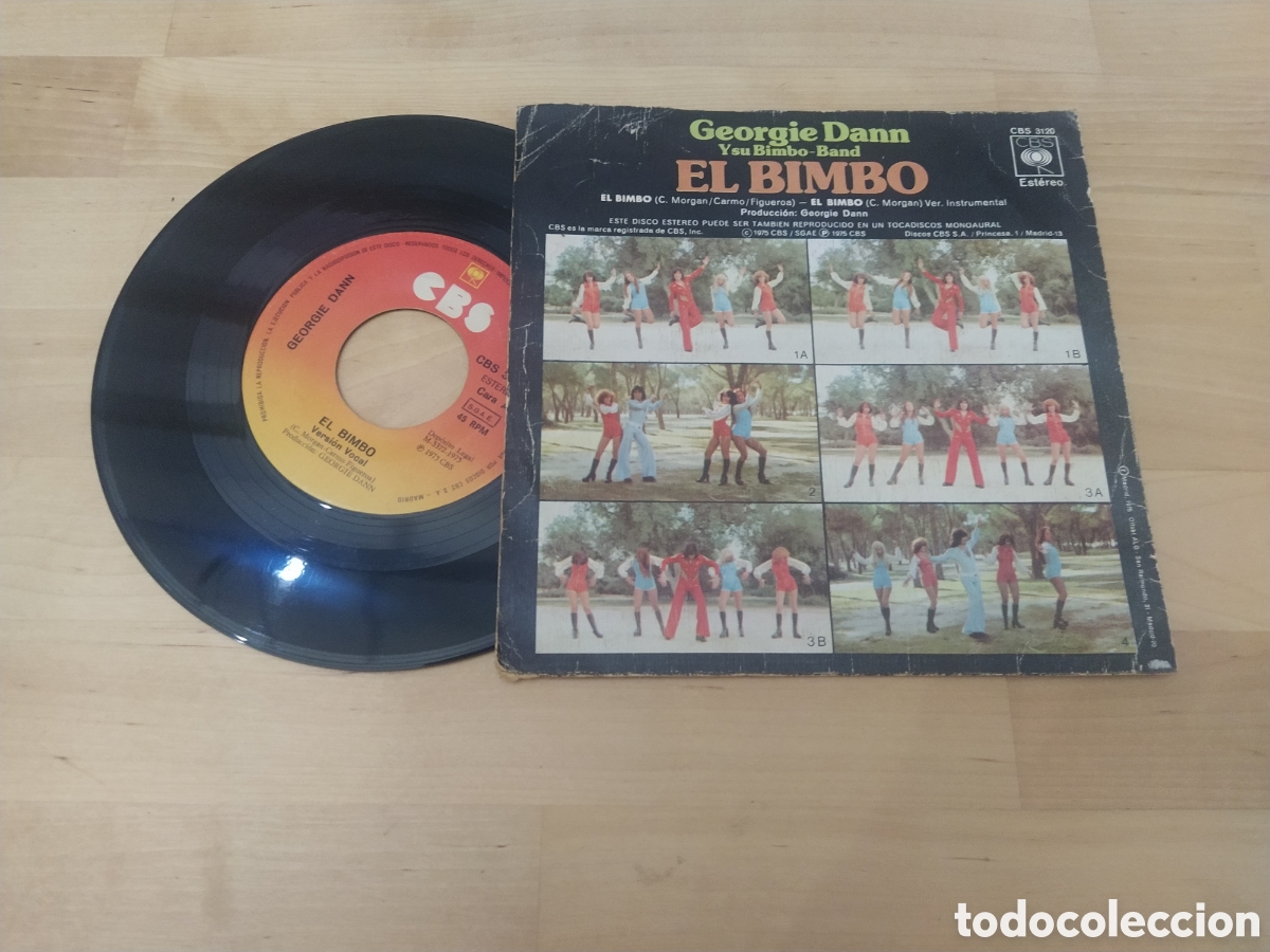 Discos de vinilo: SINGLE GEORGIE DANN - EL BIMBO - Foto 2