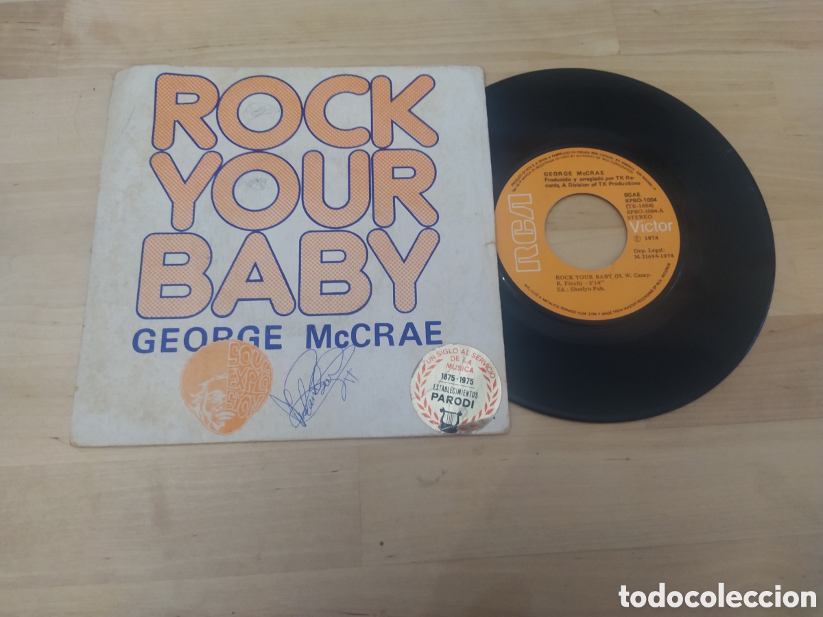 Discos de vinilo: GEORGE MCCRAE - ROCK YOUR BABY - Foto 1