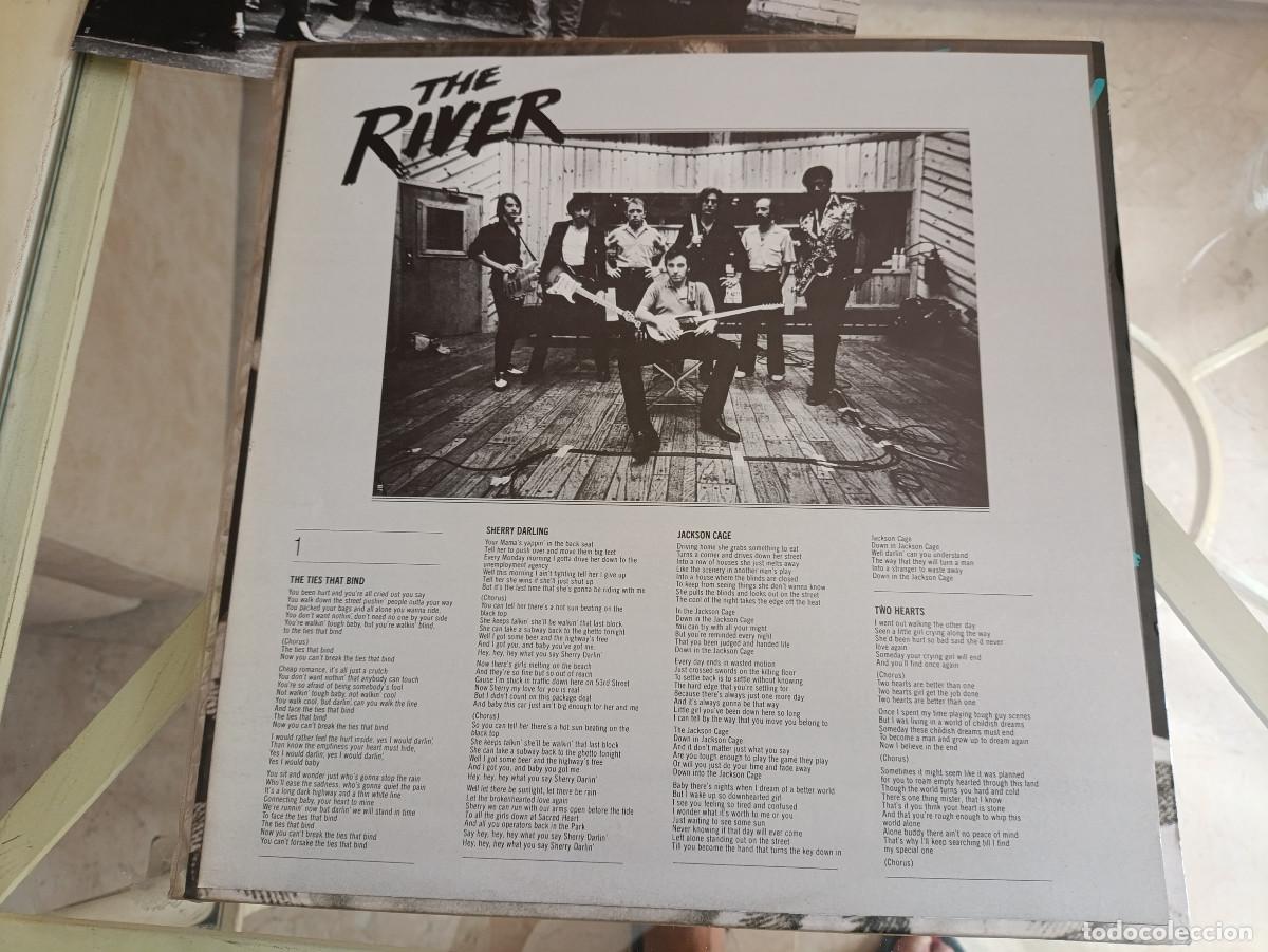 Discos de vinilo: LP BRUCE SPRINGSTEEN THE RIVER EDICI&Oacute;N ESPA&Ntilde;OLA CBS - Foto 4