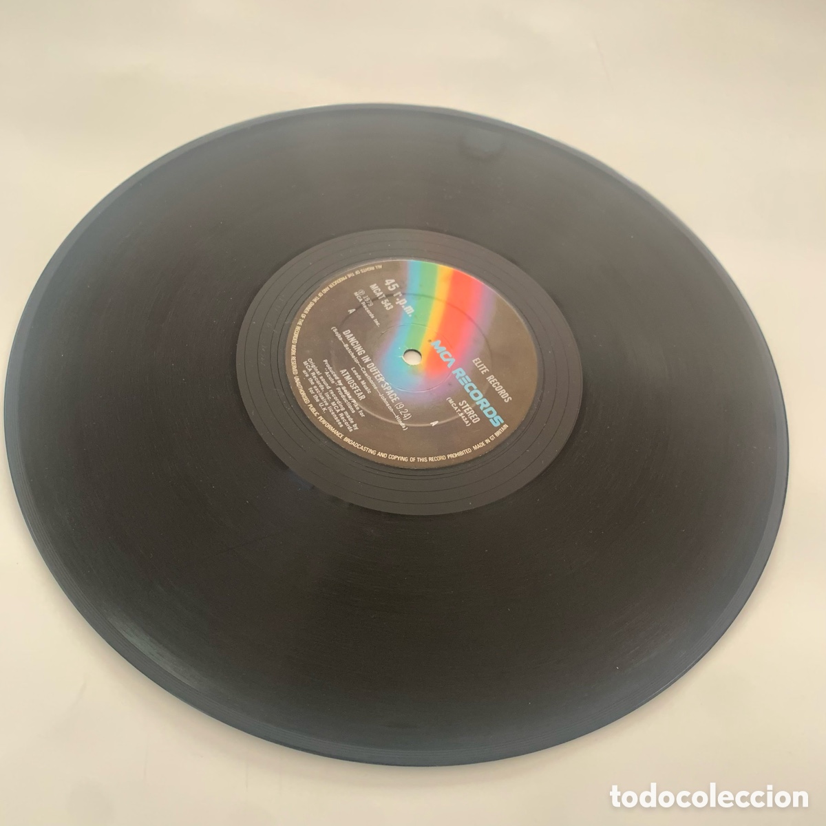 Discos de vinilo: maxi 12 Atmosfear &ndash; Dancing In Outer Space edicion UK de 1979 - Foto 2