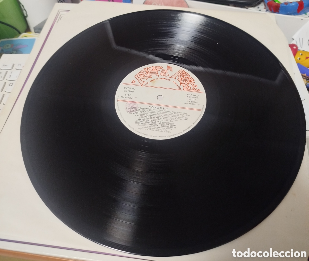 Discos de vinilo: Gene Vincent - Forever - Foto 2