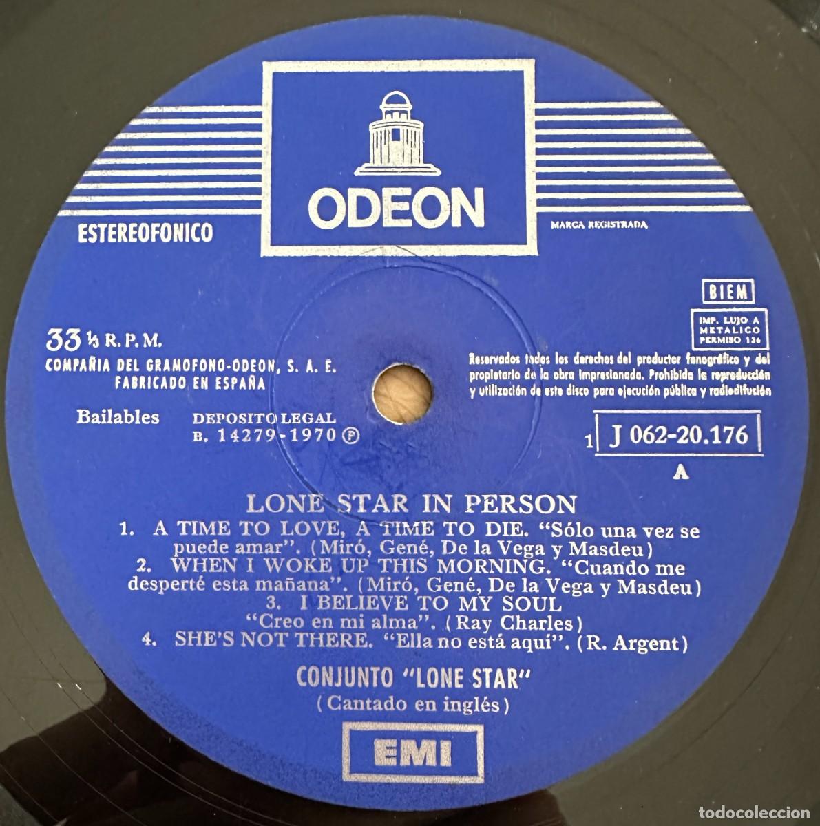 Discos de vinilo: LONE STAR VINILO LP SPRING 70 ORIGINAL ODEON 1970 - Foto 4