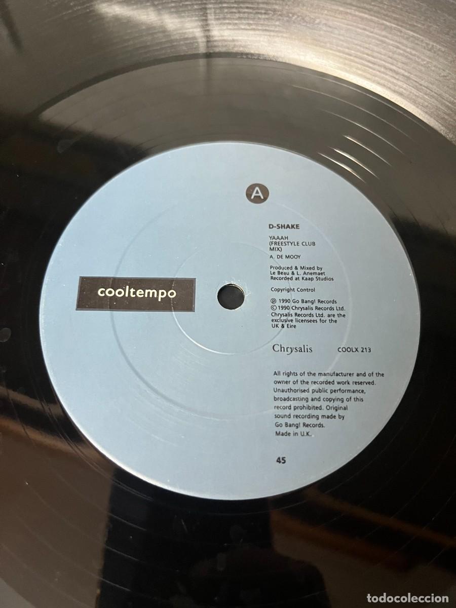 Discos de vinilo: D-Shake Yaaah / Techno Trance - Foto 4