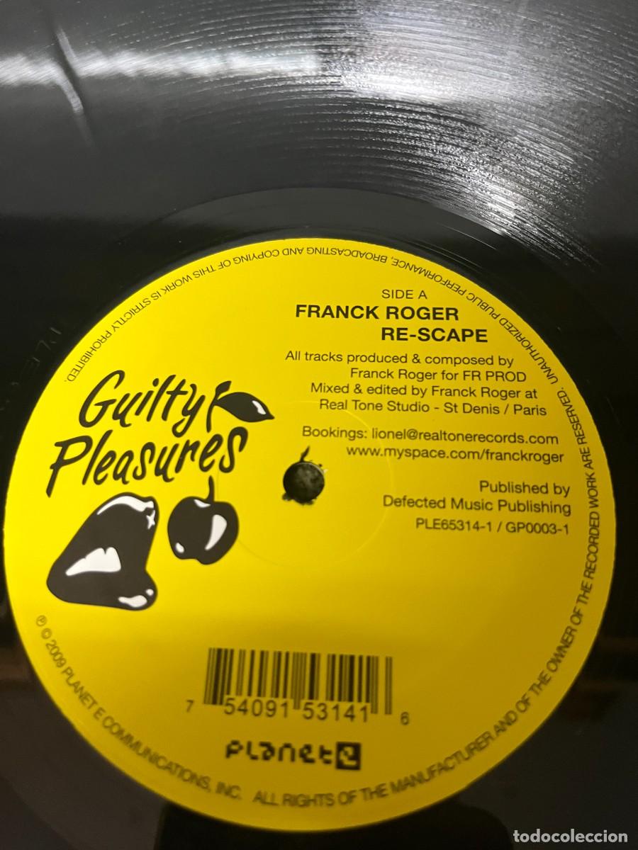 Discos de vinilo: Franck Roger Re-Scape / Re-Verse - Foto 3