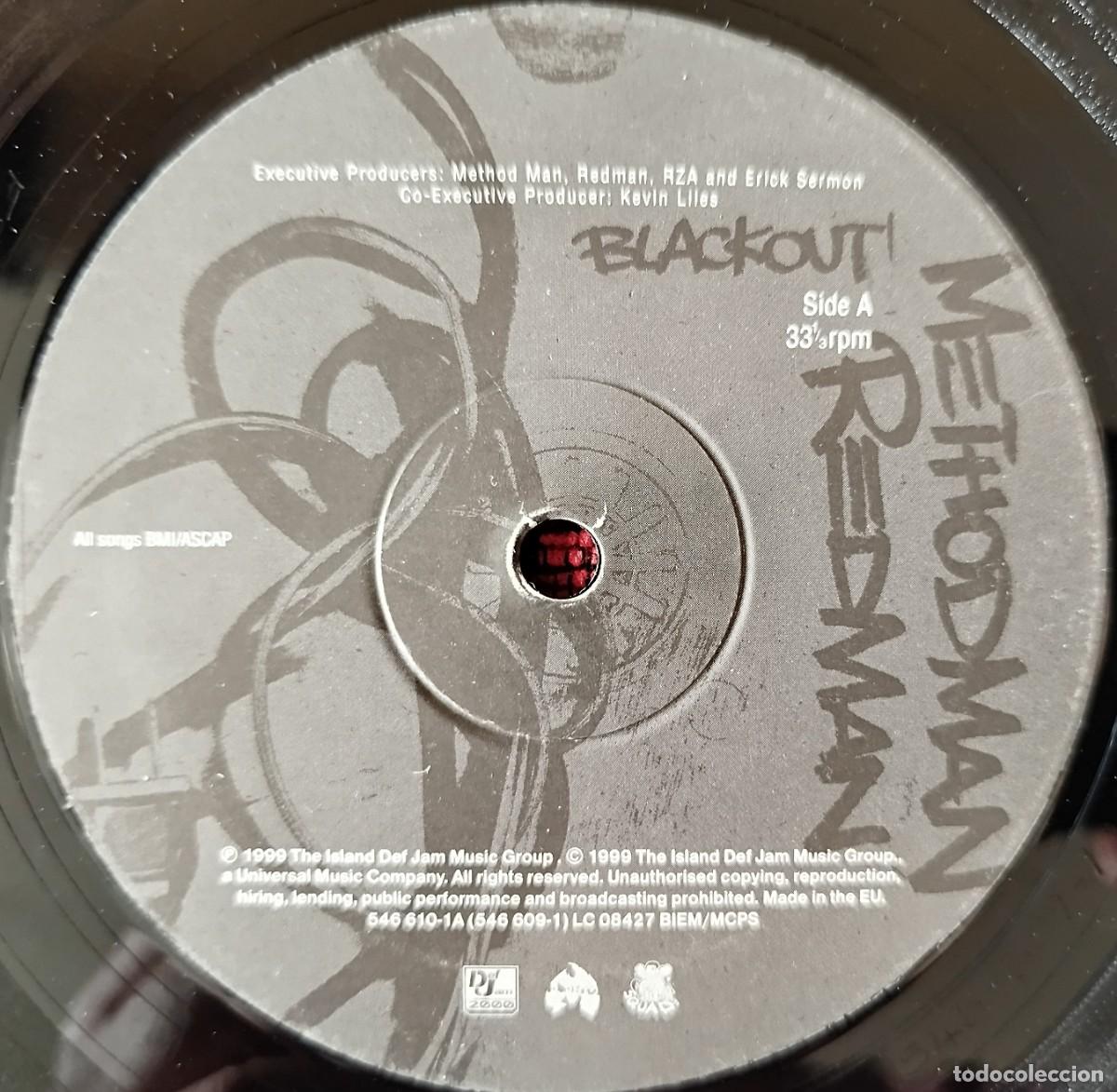 Discos de vinilo: METHODMAN - REDMAN ** Blackout! ** VINILO LP DOBLE 1999 - Foto 8