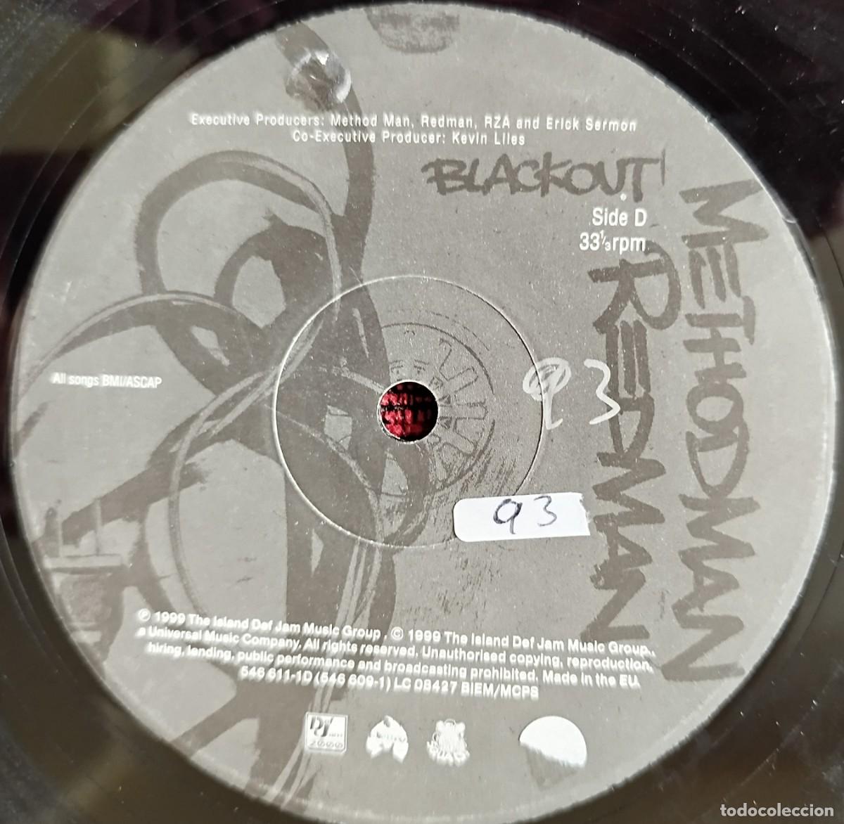 Discos de vinilo: METHODMAN - REDMAN ** Blackout! ** VINILO LP DOBLE 1999 - Foto 11