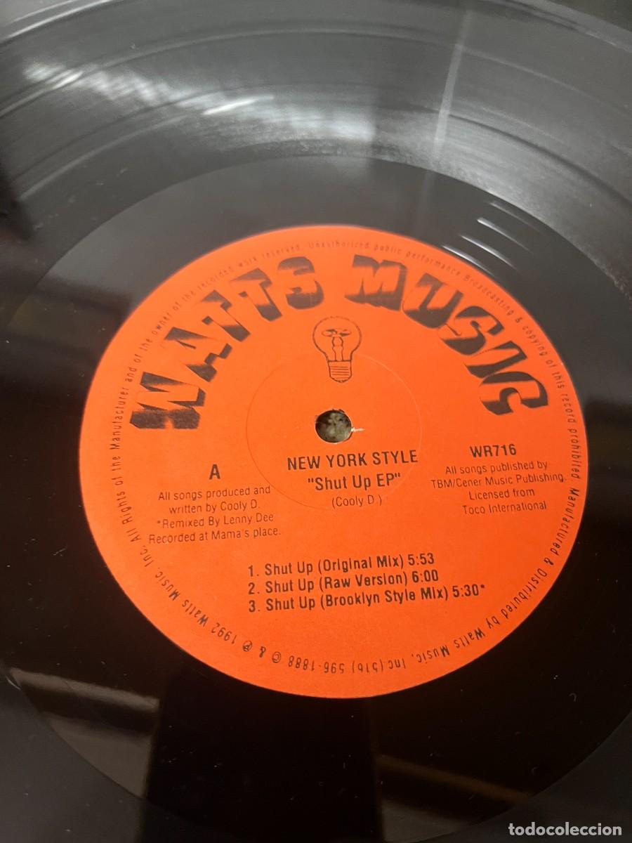 Discos de vinilo: New York Style Shut Up EP - Foto 3