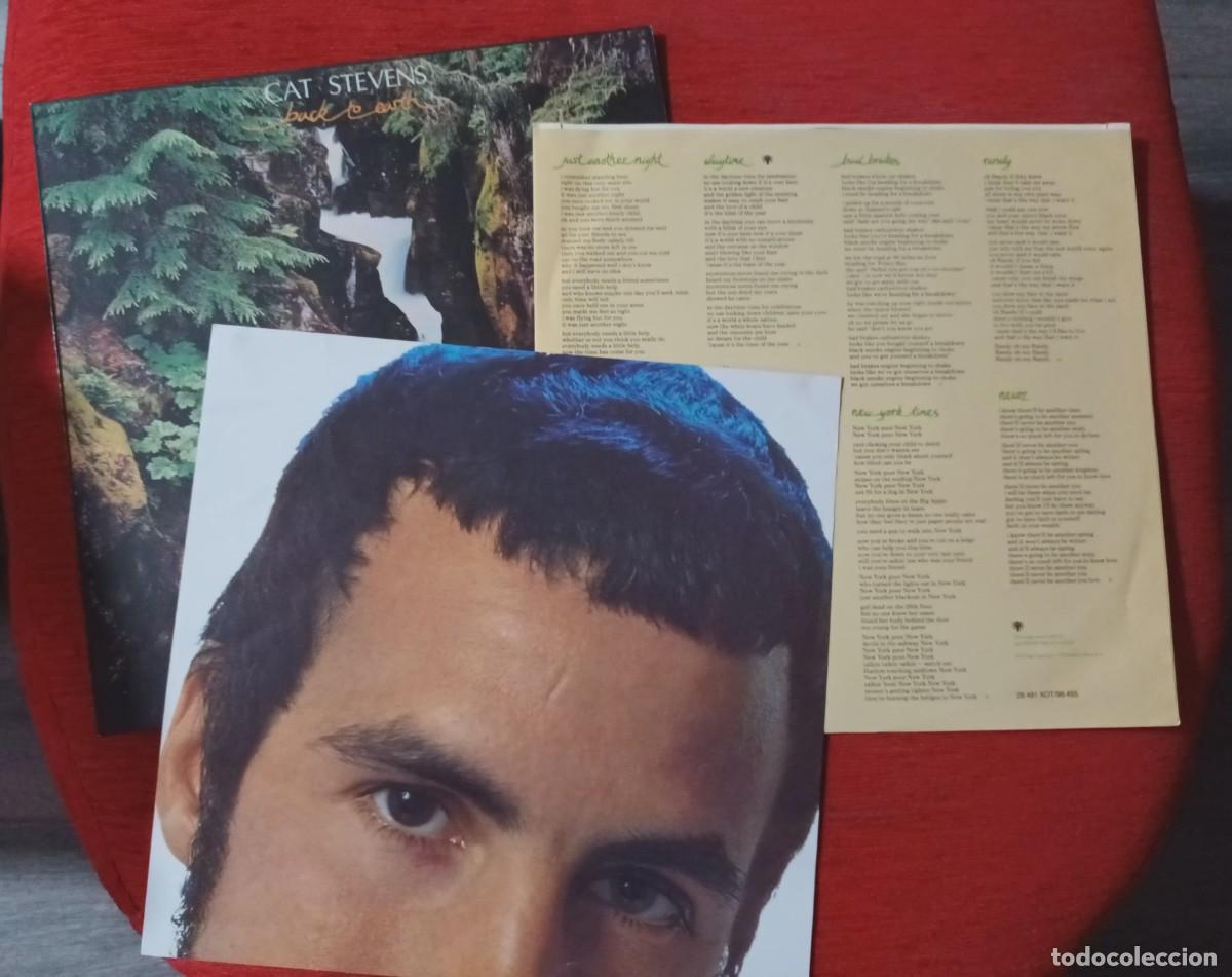 Discos de vinilo: CAT STEVENS - BACK TO EARTH - LP - Foto 3