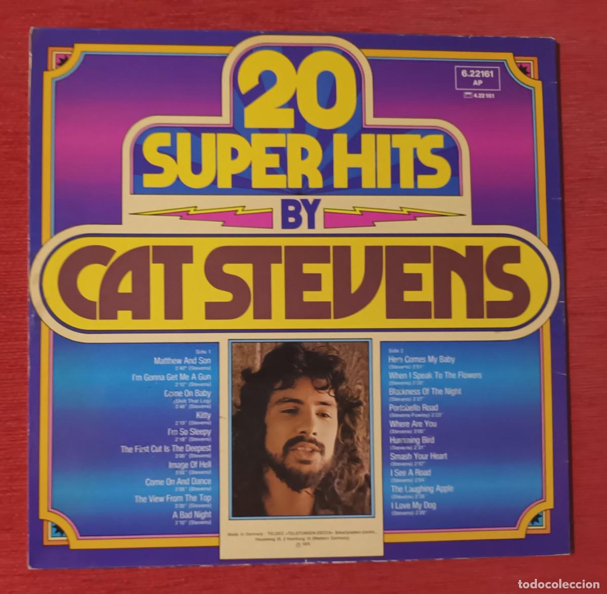 Discos de vinilo: CAT STEVENS - 20 SUPER HITS - LP - Foto 2