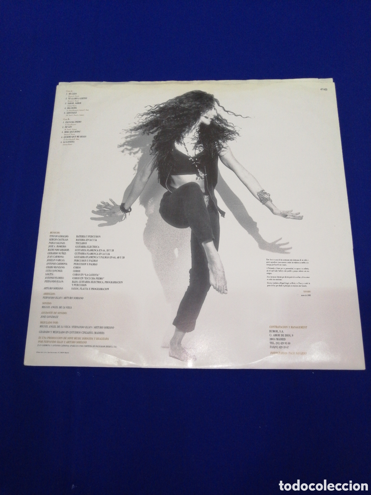 Discos de vinilo: ROSARIO - DE LEY - EPIC 1992 - Foto 8