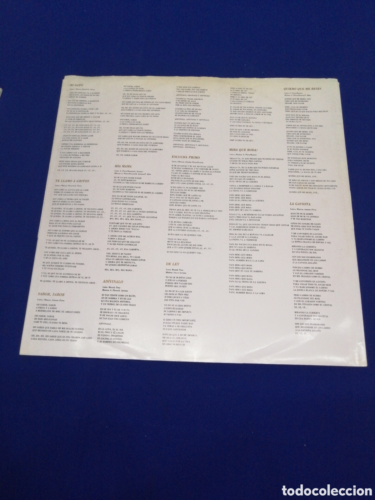 Discos de vinilo: ROSARIO - DE LEY - EPIC 1992 - Foto 9