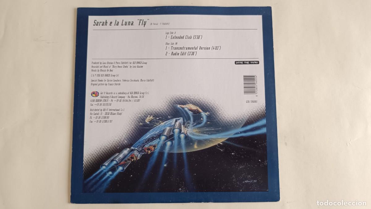 Discos de vinilo: Sarah E La Luna &lrm;&ndash; Fly ....... - Foto 2