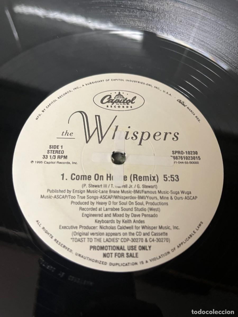 Discos de vinilo: The Whispers Come On Home ( Remix ) - Foto 3