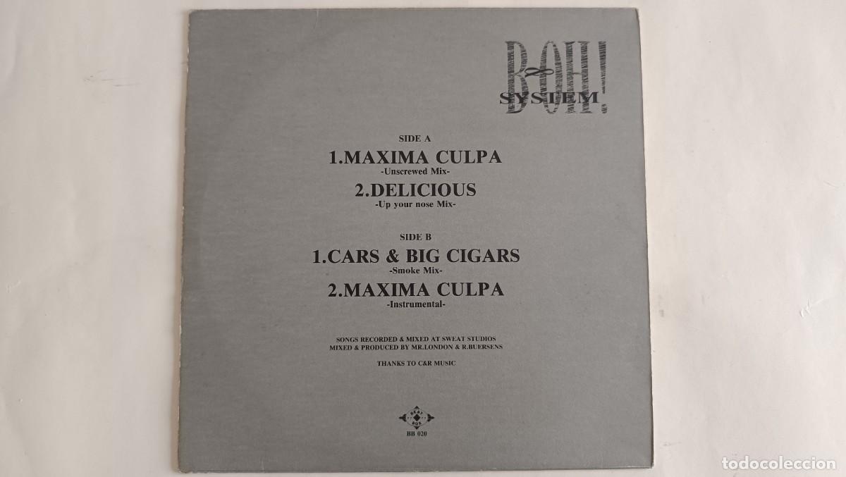 Discos de vinilo: B & Oh! System &ndash; Maxima Culpa - Foto 2