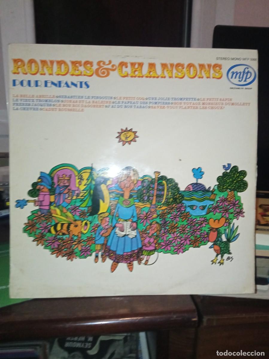Discos de vinilo: Rondes et chansons pour enfants - Foto 1