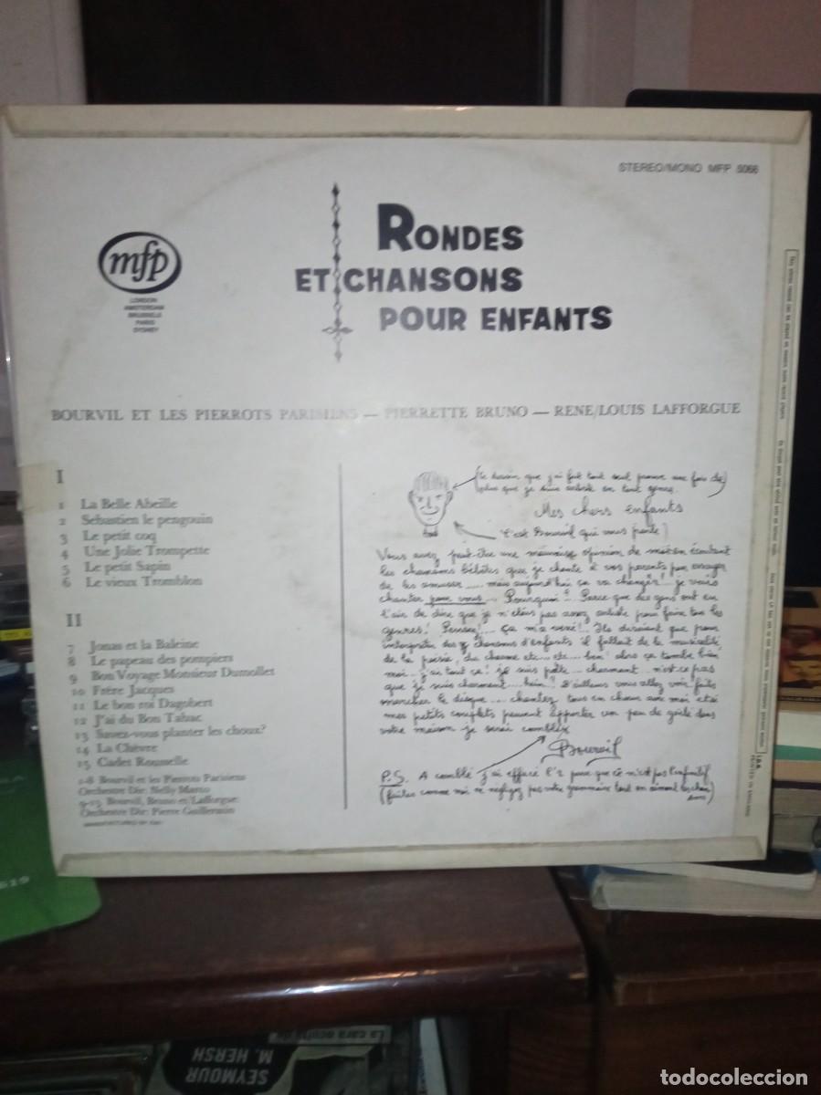 Discos de vinilo: Rondes et chansons pour enfants - Foto 2