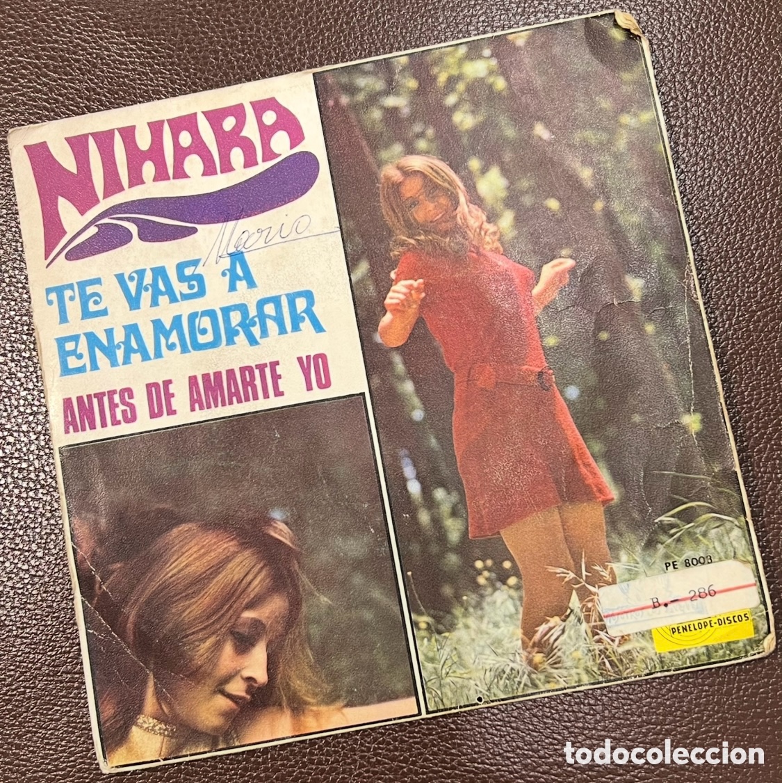 Discos de vinilo: Disco Vinilo Single. Nihara. &ldquo;Te vas a enamorar&rdquo;. 1969. - Foto 1