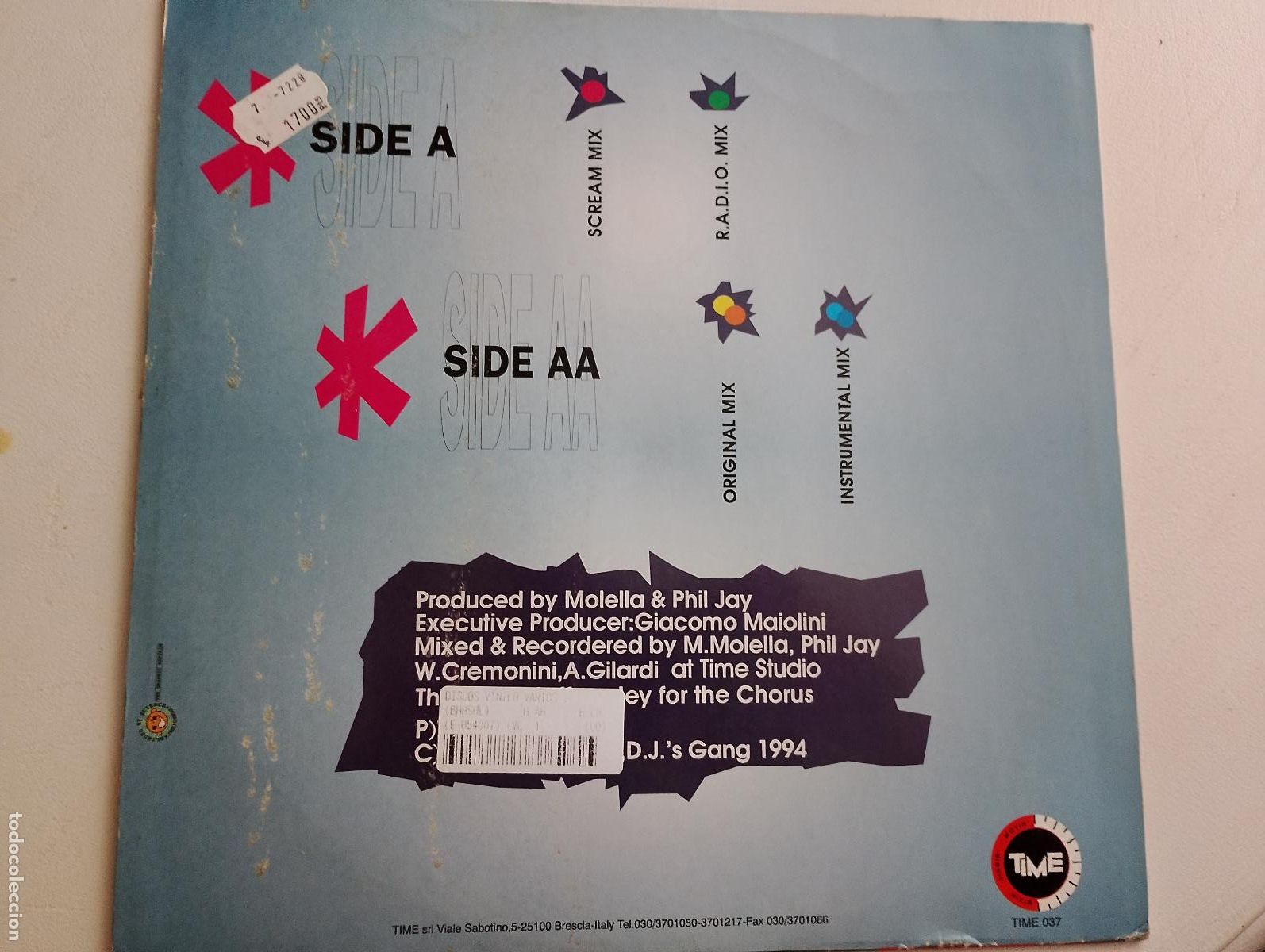 Discos de vinilo: Molella &lrm;&ndash; Change May 1994 G&eacute;nero: Electronic - Foto 3