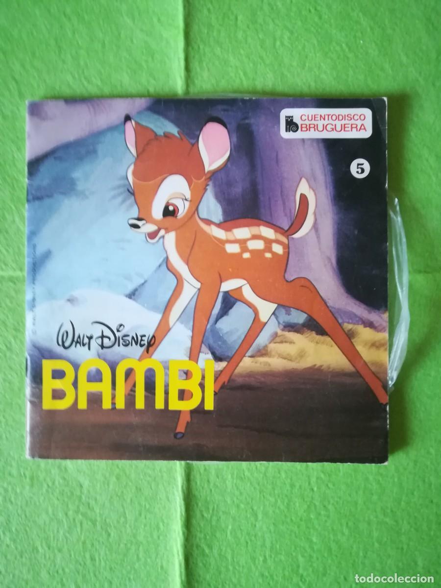 Discos de vinilo: Cuento disco Bruguera 5 Bambi 1979 - Foto 1