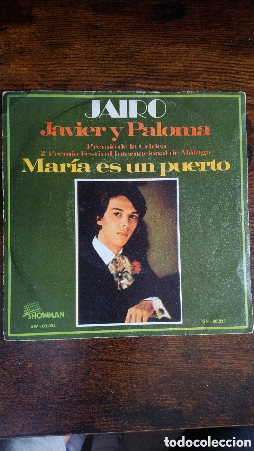 Discos de vinilo: Disco de vinilo de Jairo 45 rpm - Foto 1