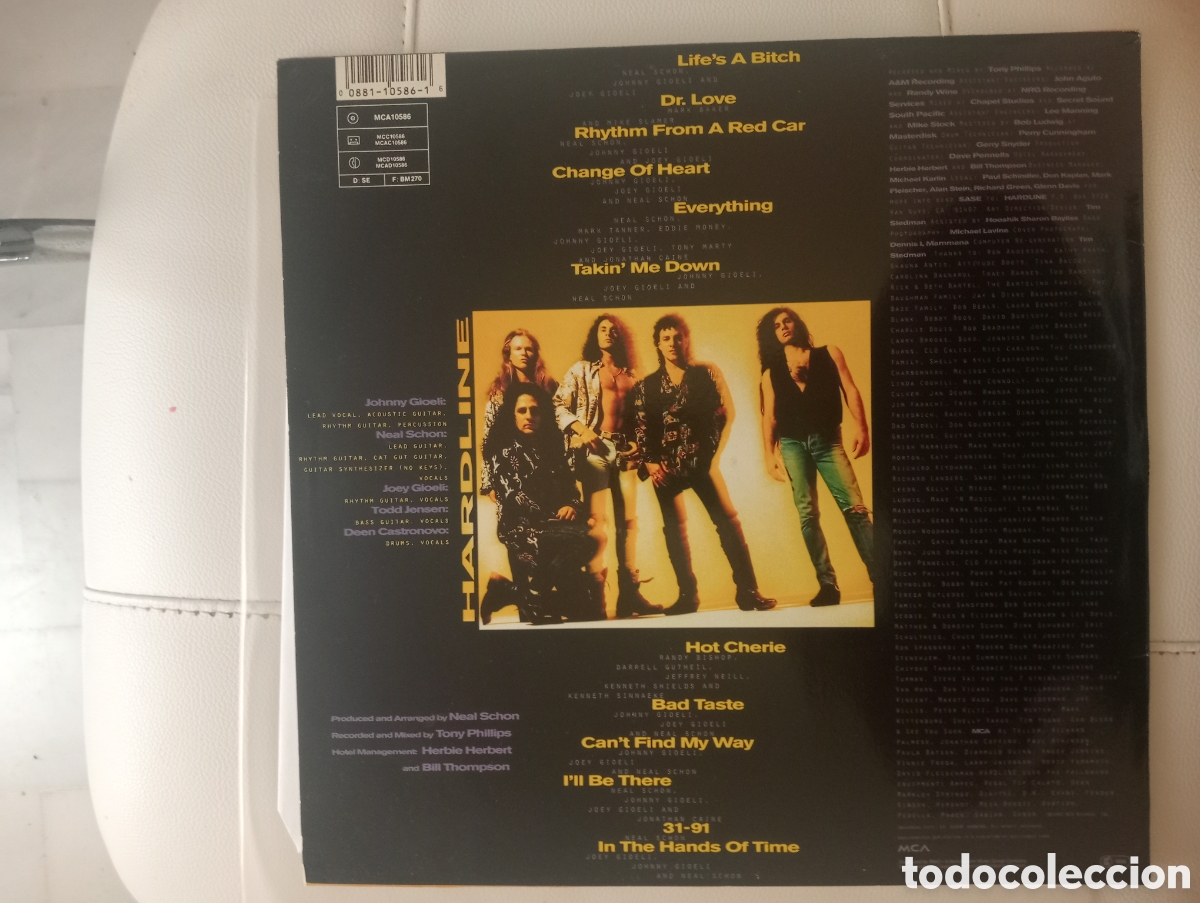 Discos de vinilo: Hardline - Eclipse / LP Original Vinilo 1989 Europa - Foto 4
