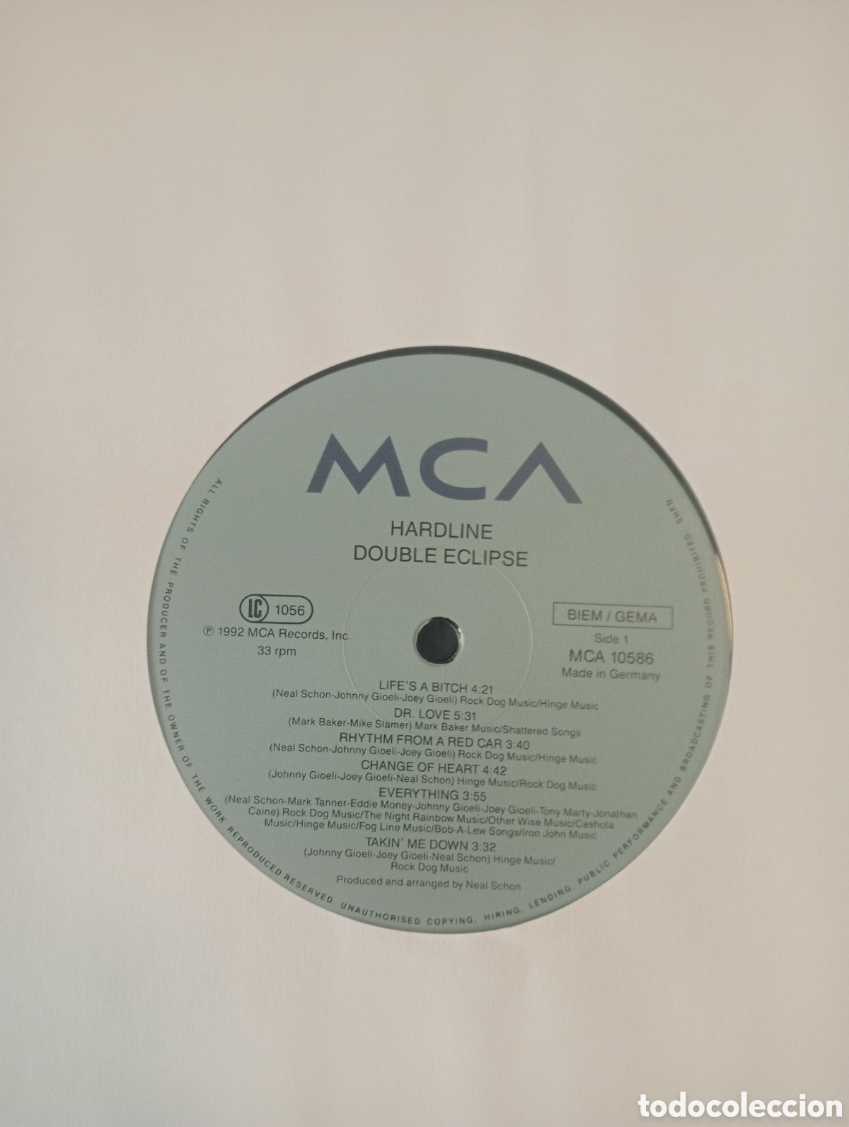 Discos de vinilo: Hardline - Eclipse / LP Original Vinilo 1989 Europa - Foto 7