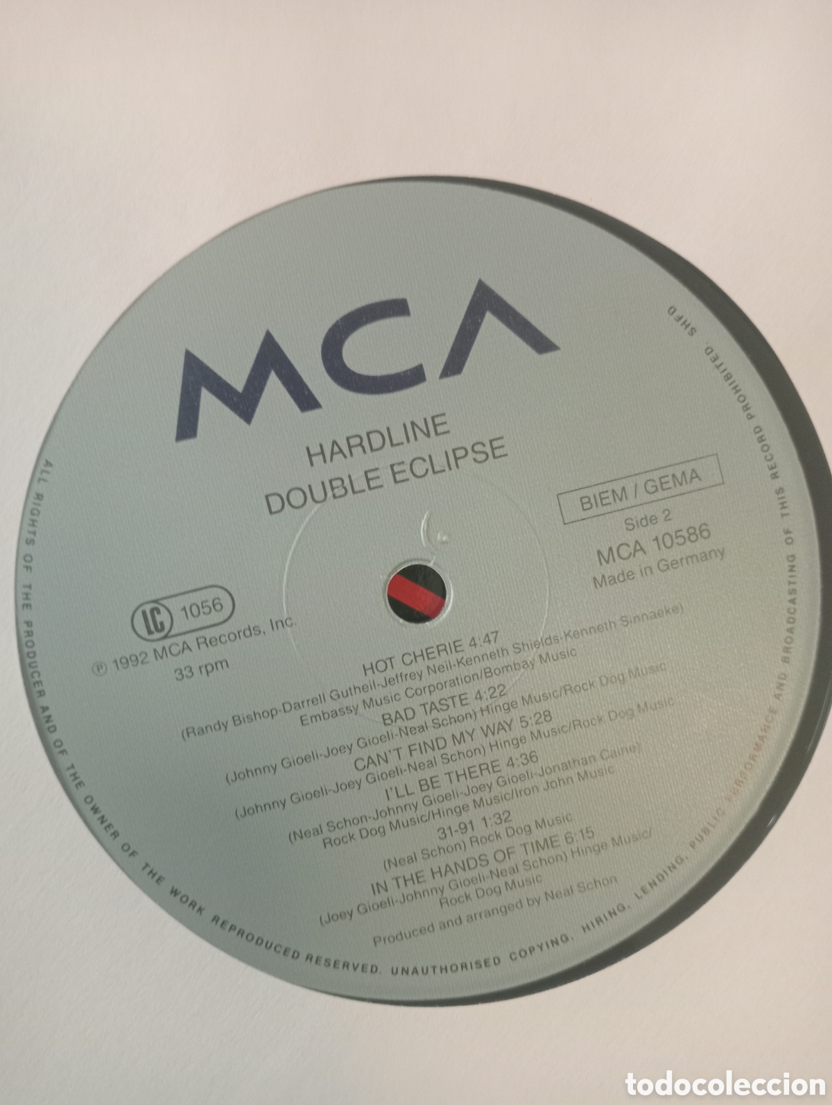 Discos de vinilo: Hardline - Eclipse / LP Original Vinilo 1989 Europa - Foto 8