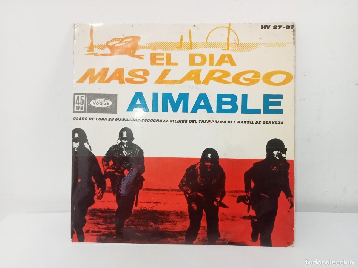 Discos de vinilo: AIMABLE - EL DIA MAS LARGO - Foto 1