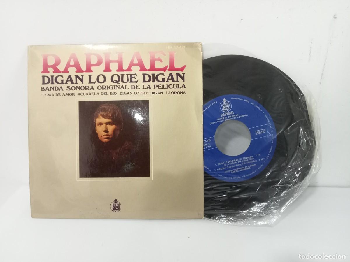 Discos de vinilo: RAPHAEL - DIGAN LO QUE DIGAN - Foto 3