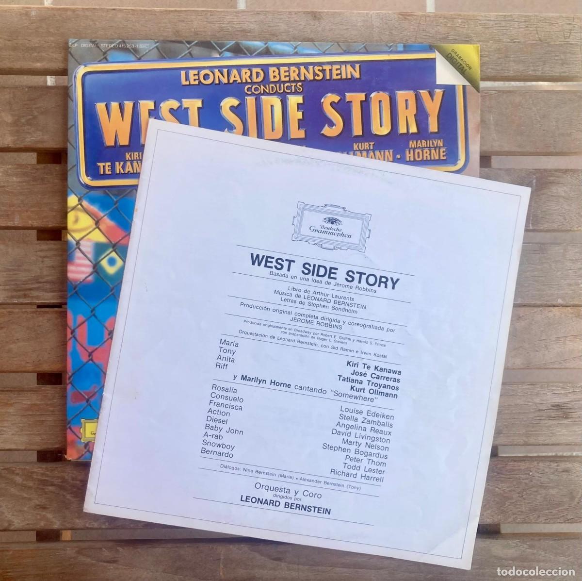 Discos de vinilo: LEONARD BERNSTEIN CONDUCTS WEST SIDE STORY - Foto 8