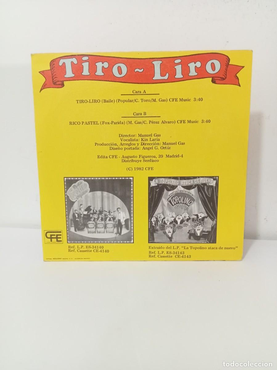 Discos de vinilo: TOPOLINO - TIRO LIRO - Foto 2